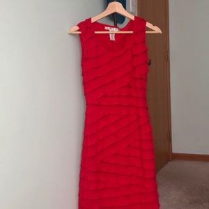 Red max studio dress